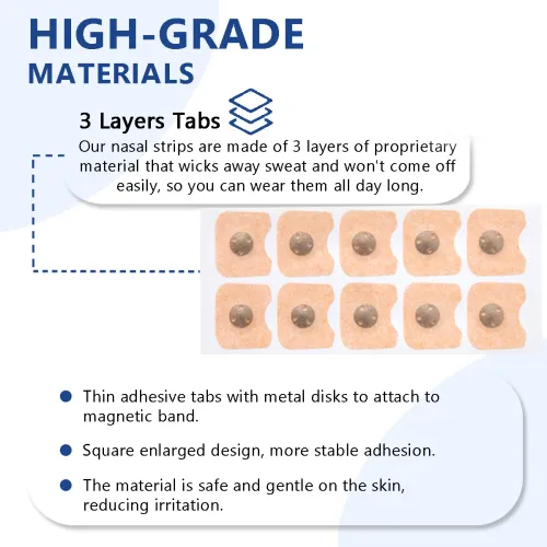 15 piece Anti snoring magnetic nose patch, increases exercise air and improves sleep