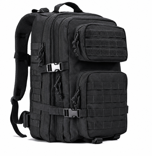 Multifunctional 45L Tactical Molle Rucksack 3 Day Bug Out Pack for Outdoor Hiking Camping Fitness & Daily Work