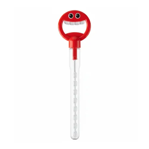 Handheld Bubble Wand Smiling Face Bubble Stick Blower Maker For Children Outdoor Activity Fun Soap Blowing Bubble Tool