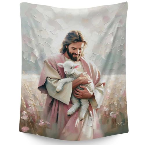 Faith Wall Hanging Tapestry for Sacred Spaces & Prayer Corners