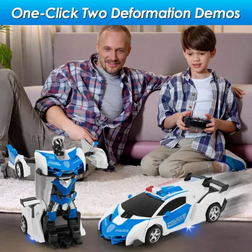 One-Touch Transforming Remote Control Car — Transforming Robot Model