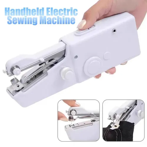 Portable Wireless Handheld Electric Mini Sewing Machine Clothing Repair Tool Household Convenient Sewing Simple Needlework Equipment