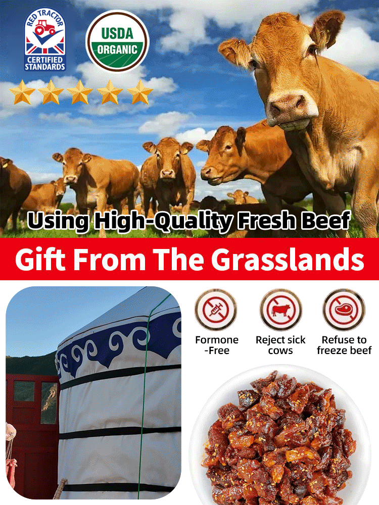 Inner Mongolia grassland specialty: air-dried beef tendons