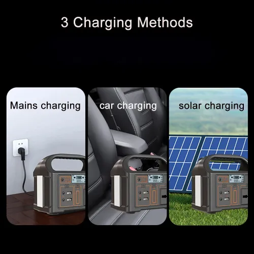 100W Portable Power Station Power Generator 110V 220V LED Light Emergency Solar Power Bank for Outdoor Camping Travel