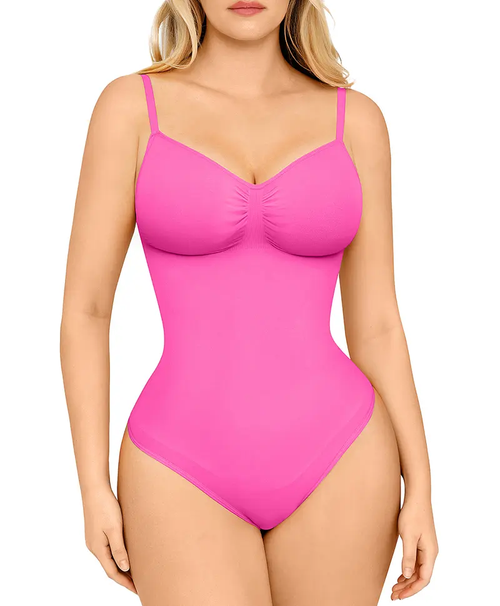 Women's Seamless Bodysuit Thong Style Shapewear Comfortable Slimming and Flattering Breathable Butt Lifting Top Soft and Skin Friendly Exclusive Special Offer Firm Close Fitting Shapewear Mother's Day Gift Idea Summer Style