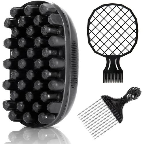 3PCS Washable Hair Styling Coils Soft Afro Curl Dreadlock Rollers for Women Men Hairstyle Salon Tools Hairdressing Accessories