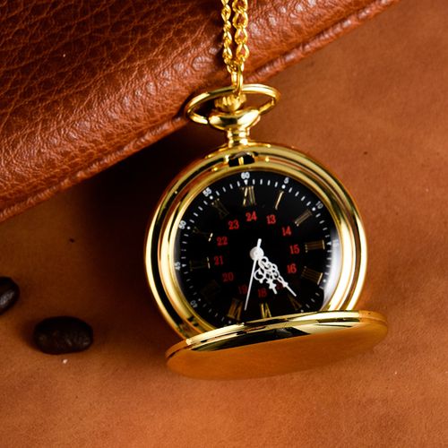 Vintage Smooth Steel Pocket Watch