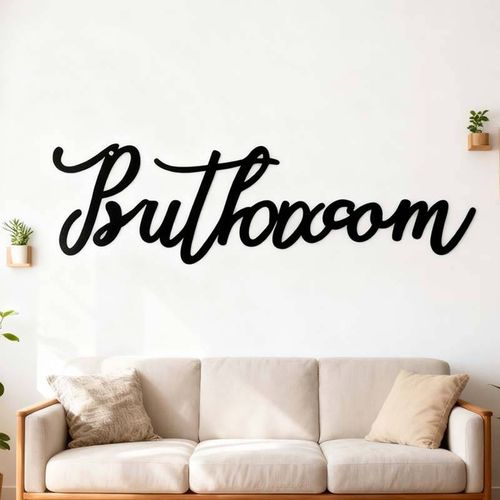 🔥Black Metal Sign Wall Art Decoration