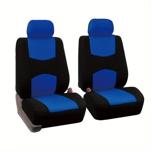 Universal 9-Piece Flat-Woven Fabric Car Seat Cover Set (Suitable for All Seasons, Fits 5-Seater Vehicles)