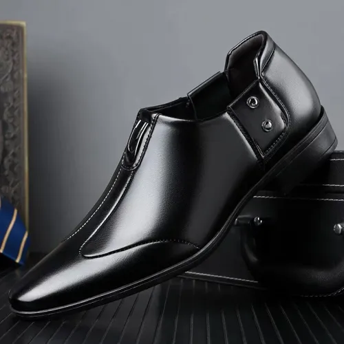 Business formal leather shoes pointed men's shoes