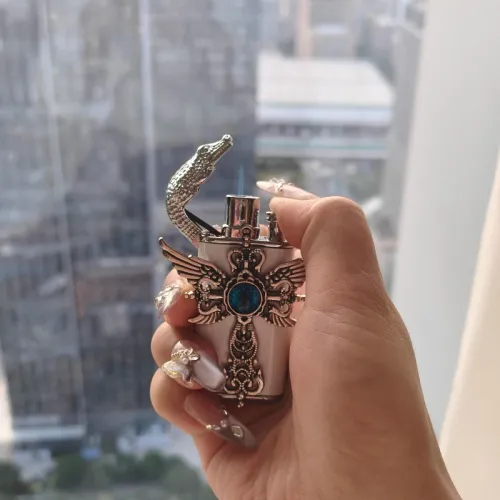 New Precision Dual Fire Switch, Windproof Straight Jet Flame