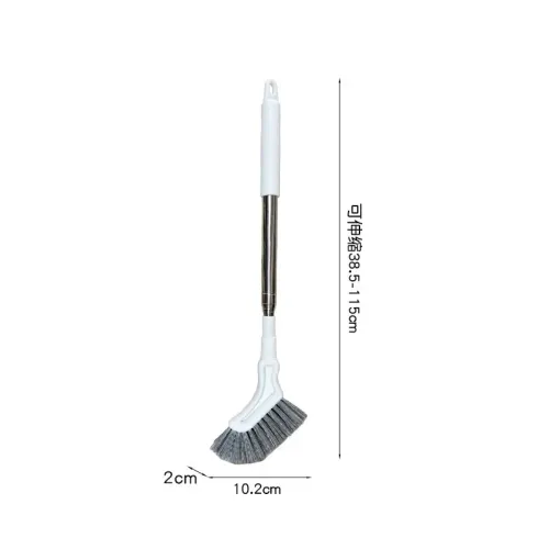 Telescopic Cleaning Magic Brush Long Handle Narrow Gap Scrubber for Window Tracks Tile Grout Bathroom Kitchen