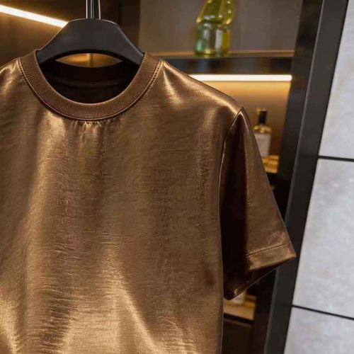 New Men's Summer Loose-Fit Crew-Neck Short-Sleeve Tee: Affordable Luxury, Versatile, and Effortlessly Cool.