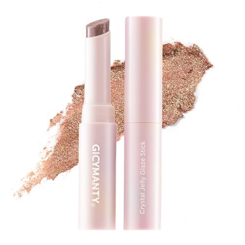 Shimmer Pearl Eyeshadow Stick Jelly Texture Glitter Metallic Flash Eye Pencil Highlighter for Inner Corner Under Eye
