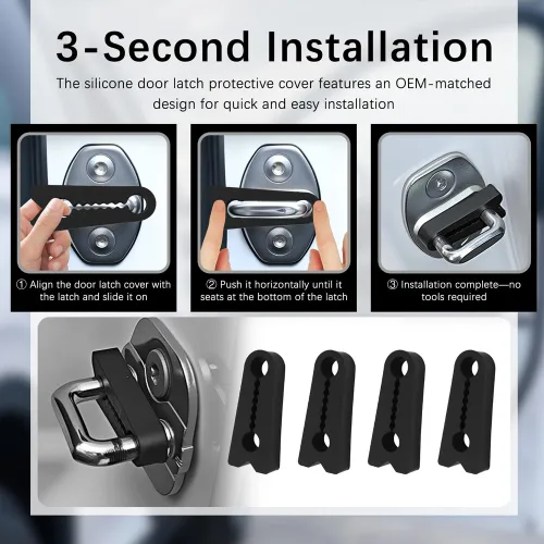 Car Door Shock Absorber Universal Car Door Buckle Soundproof Deadener Damper Cushion Anti-Vibration Buffer Pad