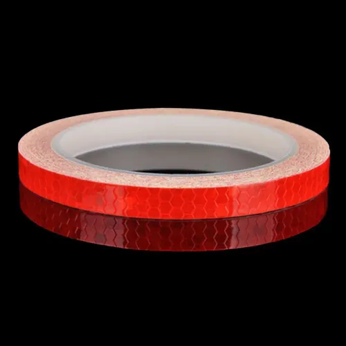 3 pcs 8m*1cm Safety Motorcycle Reflective Film Reflective Stickers Bicycle Wheel Decor Tape For Cycling