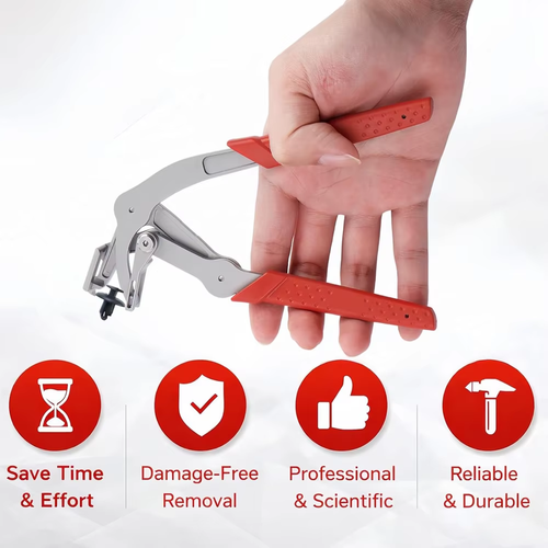 New Car Clip Pliers Trim & Door Panel Removal Tool Auto Fastener Clip Removal Pliers Damage-Free Automotive Plastic Clip Remover