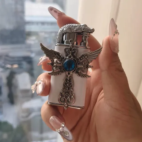 New Precision Dual Fire Switch, Windproof Straight Jet Flame