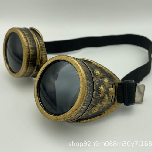 Men Sunglasses Fashion Steampunk Glasses Round Oversized Goggles Welding Punk Glasses Cosplay Brand Designer Colors Lens Shades