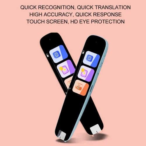 Language Scanner Pen Smart Scanner Pen Language Translator Electronic Dictionary English Learning Scanning Pen Built in Battery
