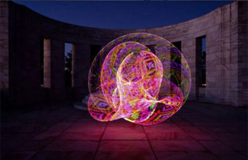 Diameter of 85 cm LED color sports circle