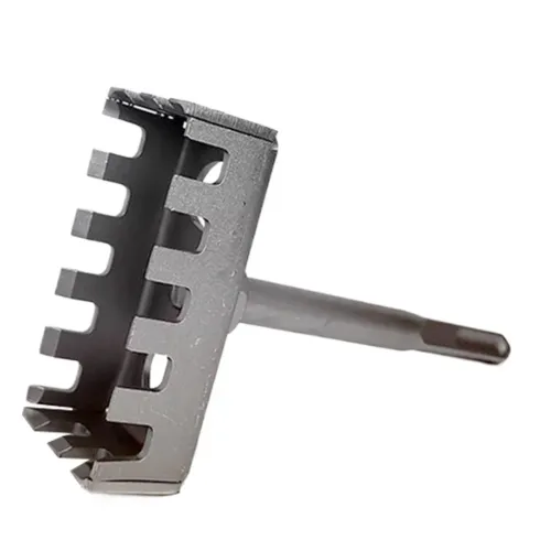 86Line Square Hole Cutter for Electrical Box Manganese Steel Rectangle Slot Cutter Electric Hammer Fast Wall Square Hole Puncher