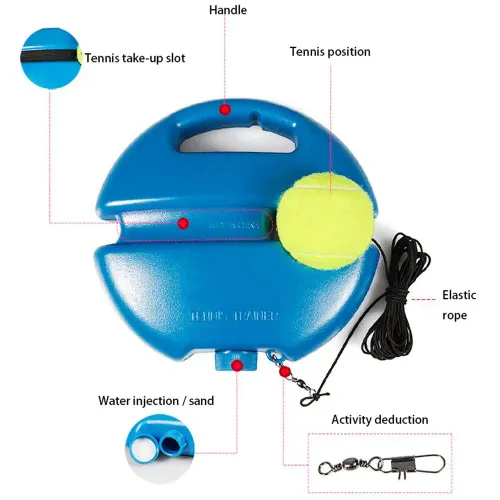 Portable Solo Tennis Rebound Trainer — Improve Your Skills Anytime, Anywhere