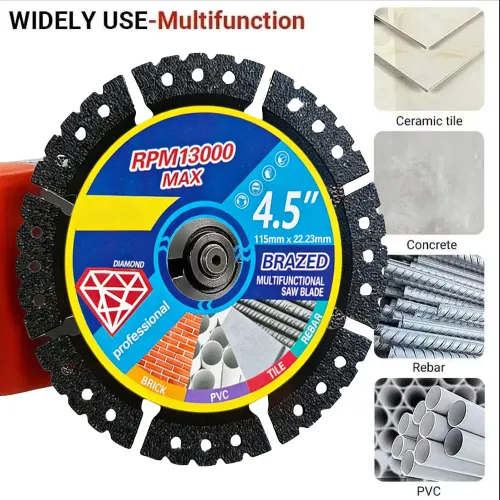Multi Material Cutting Blades Metal Tile Stone Plastic Angle Grinder Saw Blades for Alloy Cast Iron Marble Tool Accessories