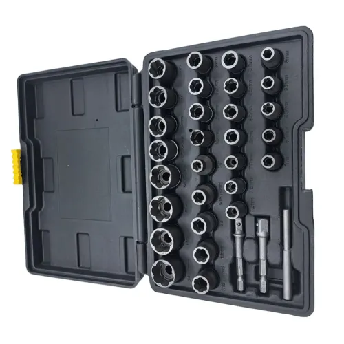 Expertly Designed 32 Pcs Bolt Remover Set Tailored to Tackle Difficult Fasteners Equipped with Functional Adapters