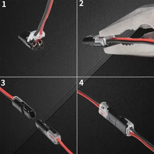 80PCS Wire Plug-in Connector With Locking Buckle