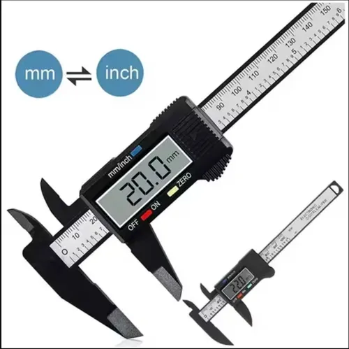 Electronic Digital Vernier Caliper 150mm Carbon Fiber Composites Measuring Tool