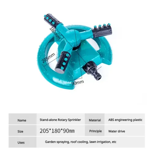 360 Degree Rotating Jet Sprinklers Rocker Nozzles Support Adjustable Garden Lawn Farm Sprinklers For Watering & Irrigation