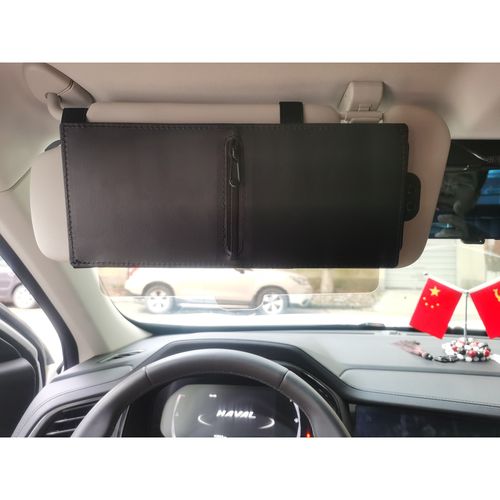 Portable car sunshade with retractable eye protection and anti glare design