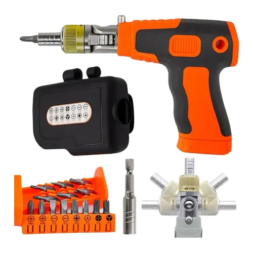 Multifunctional Bit Holder Ratchet Screwdriver With Ratchet And Dual Use Screwdriver Double Headed Mini Screwdriver Extendable