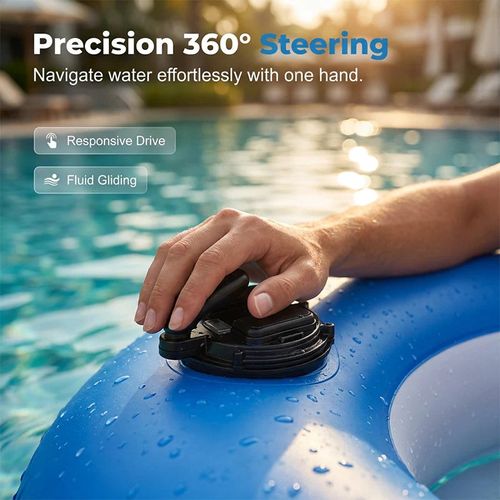 Luxury floating electric inflatable float - lithium battery charging model