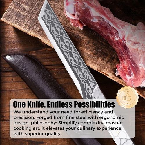 Noble royal knife - Multifunctional full-tang knife with sheath