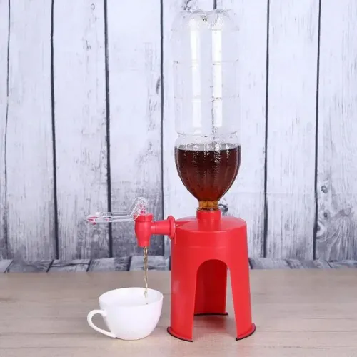 Hand-pressed beverage switch inverted water dispenser