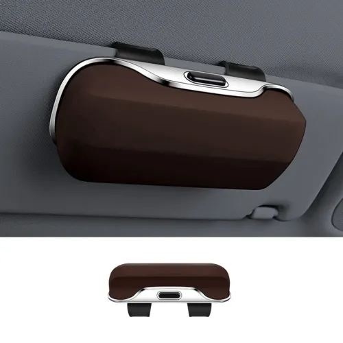 Press Switch Car Glasses Box Shock-proof Stable Car Sunglasses Holder Lossless Installation Expansion Space Eyeglass Case