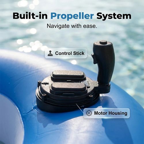 Luxury floating electric inflatable float - lithium battery charging model