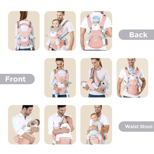 Baby carrier waistband