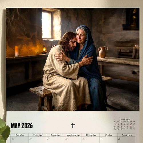 ✝️Jesus Christ Exquisite Images 2026 Wall Calendar -Daily Faith, Peace & Divine Inspiration
