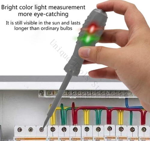 Portable Electrical Circuit Tester Pen Versatile Detector Pen with LED Light for Accurate Analysis & Safety