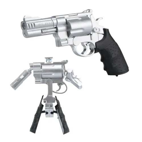 New type of deformation gun alloy assembly robot diamond mechanical puzzle model