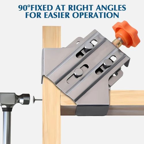 Adjustable Stainless Steel Right Angle Clamp Upgraded Design for Flexibility（1 PC）