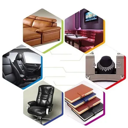 🔥Buy 1 get 1 free🔥2 piece PVC large lychee pattern artificial leather Color：Black Size：50cm*70cm