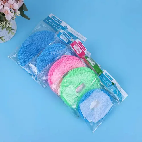 Portable Anti-Skid Windproof Clothesline Fence-Type Clothesline Drying Quilt Rope Clothesline Outdoor Travel Clothesline