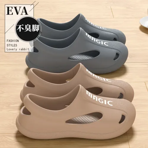Sandals Men's Summer Indoor and Outdoor Soft Bottom Baotou Cool Slippers