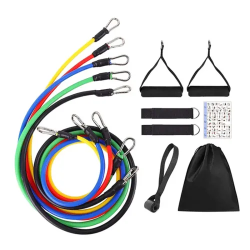 Resistance Bands With Handles Beginner fitness program using a resistance band at home