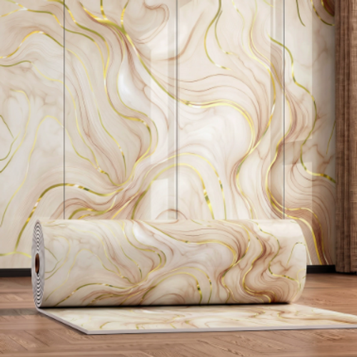 3m Rollx40cm Self-Adhesive Wall Panels PVC,Tile&Marble Look Waterproof Wallpaper