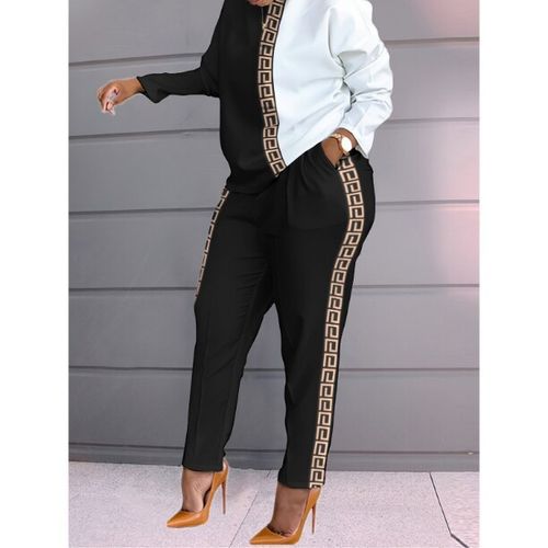 Women casual, comfortable, printed long-sleeve top – premium, accessible luxury